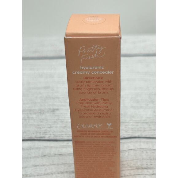 ColourPop Pretty Fresh Hyaluronic Creamy Concealer- Medium Dark 145W 6.05g New - Picture 4 of 7